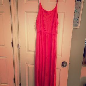 Brand New Coral Cami Style Maxi Dress